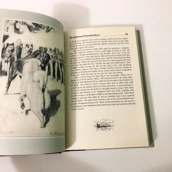Vtg 1985 The Call Of The Wild White Fang Jack London Readers  Digest Book - Picture 9 of 16